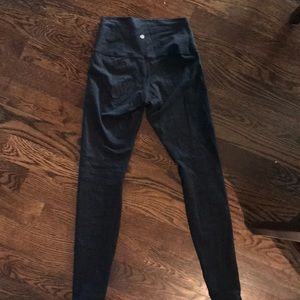 Lululemon wunder under hi rise black pants